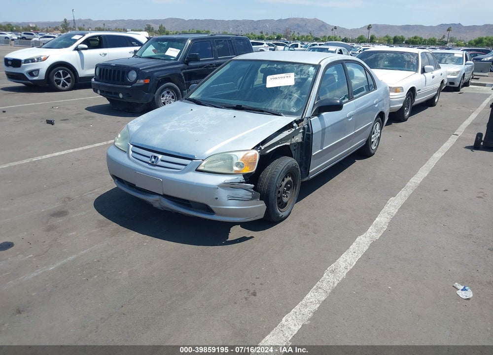 2003 HONDA CIVIC LX VIN: 2HGES15563H591530