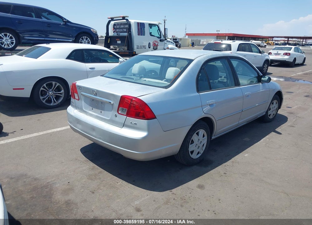 2003 HONDA CIVIC LX VIN: 2HGES15563H591530