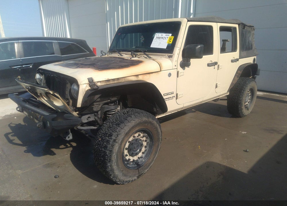 2011 JEEP WRANGLER UNLIMITED SPORT VIN: 1J4BA3H17BL525055