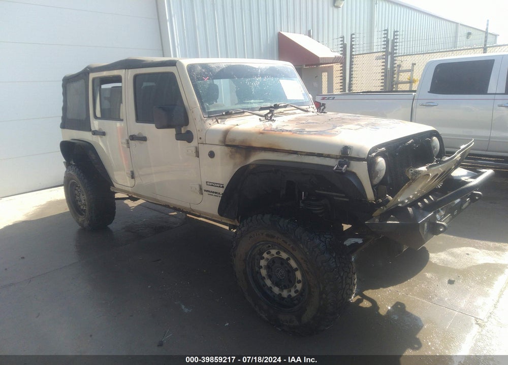 2011 JEEP WRANGLER UNLIMITED SPORT VIN: 1J4BA3H17BL525055
