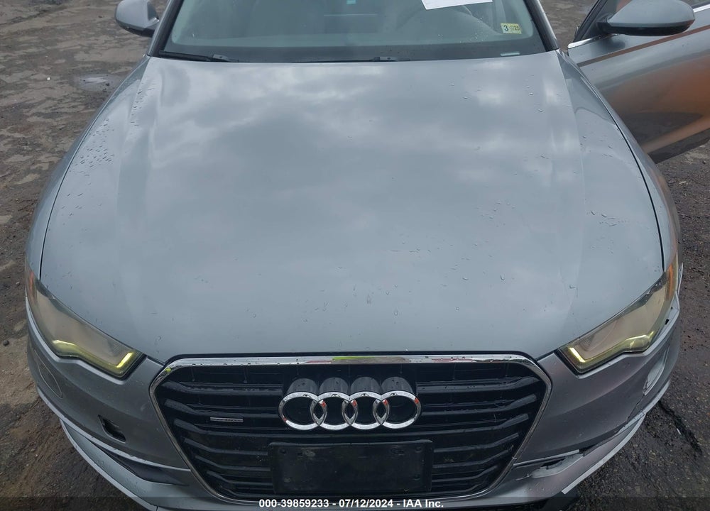 2012 AUDI A6 3.0 PREMIUM VIN: WAUHGAFC2CN119095