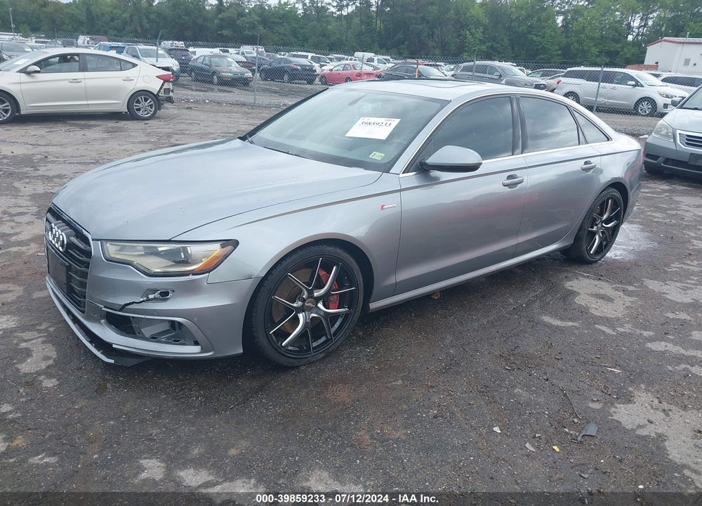 2012 AUDI A6 3.0 PREMIUM VIN: WAUHGAFC2CN119095