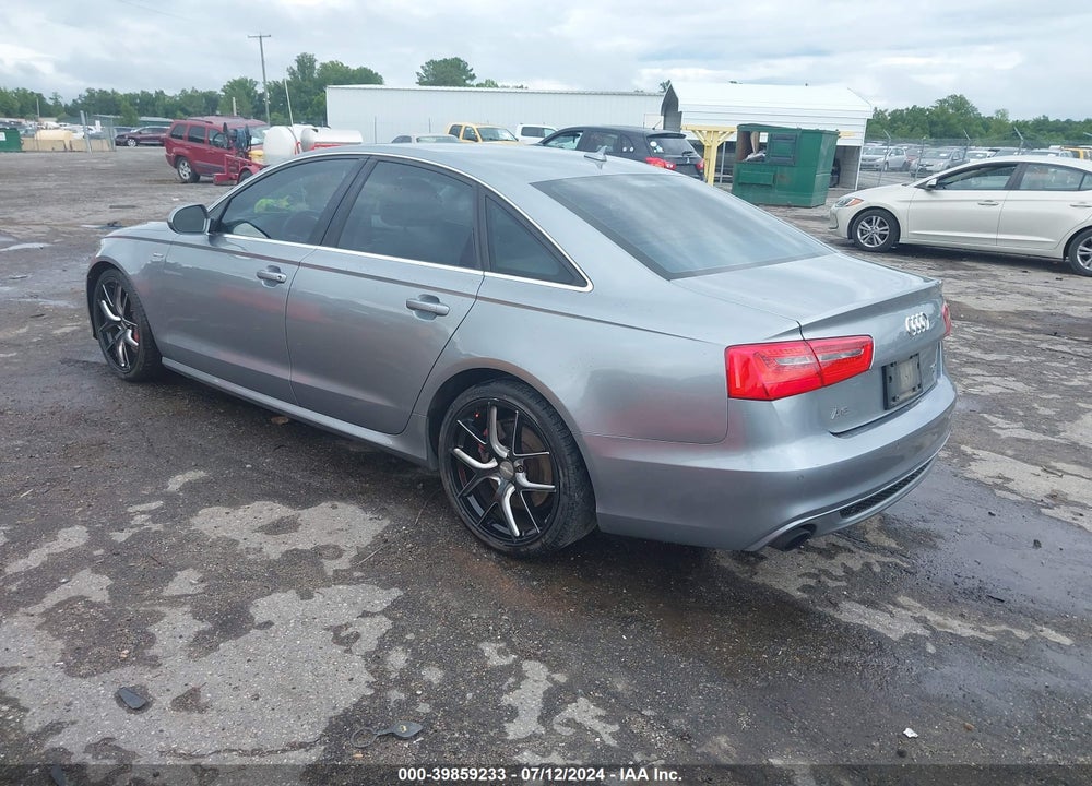 2012 AUDI A6 3.0 PREMIUM VIN: WAUHGAFC2CN119095
