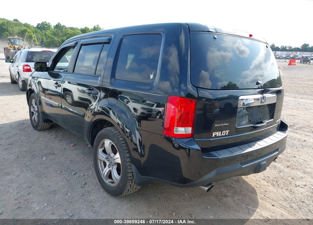 2012 HONDA PILOT EX-L VIN: 5FNYF4H53CB073555