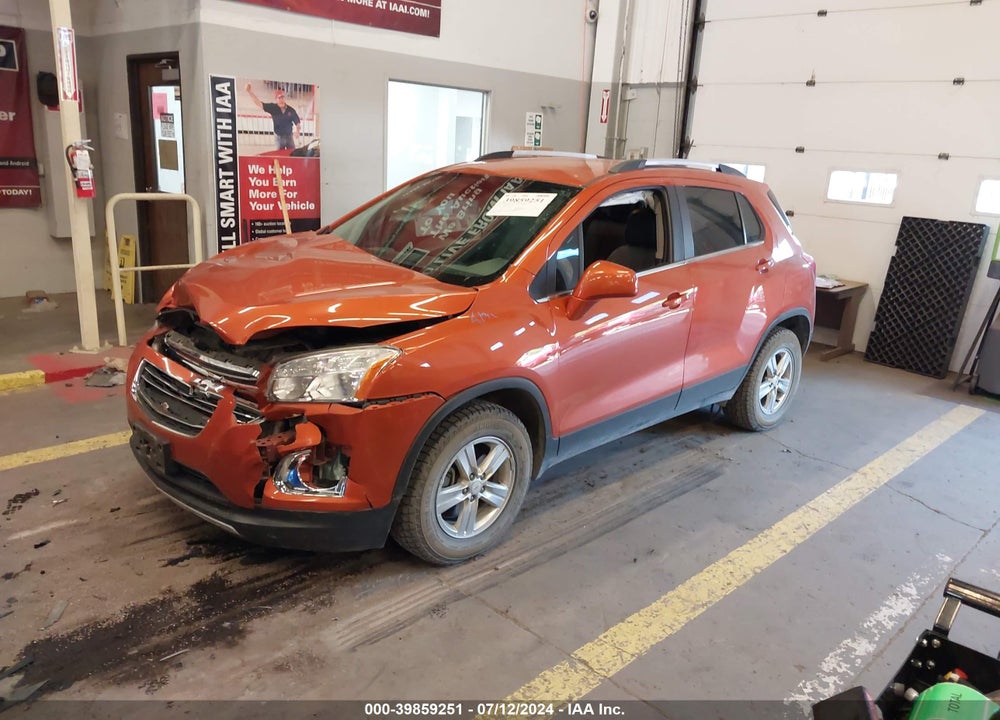 2015 CHEVROLET TRAX VIN: KL7CJRSBXFB222214