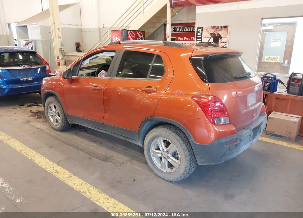 2015 CHEVROLET TRAX VIN: KL7CJRSBXFB222214