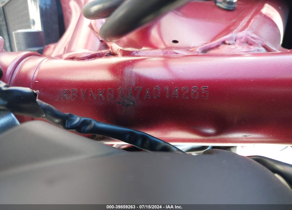 2007 KAWASAKI VN1600 B VIN: JKBVNKB117A014265