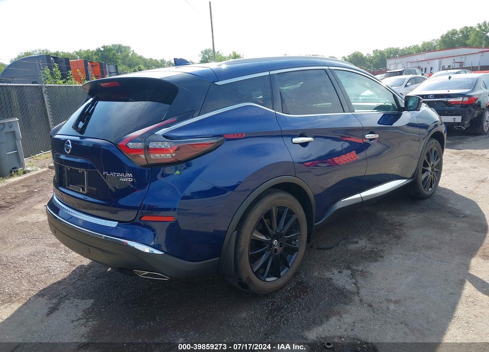 2021 NISSAN MURANO PLATINUM INTELLIGENT AWD VIN: 5N1AZ2DSXMC140302