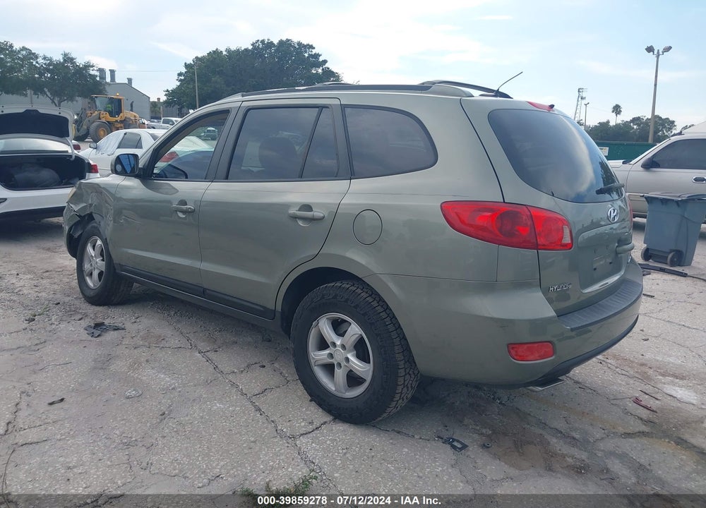 2007 HYUNDAI SANTA FE GLS VIN: 5NMSG13DX7H094651