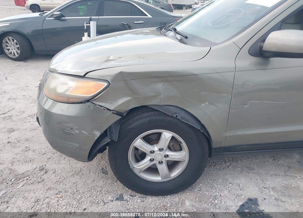 2007 HYUNDAI SANTA FE GLS VIN: 5NMSG13DX7H094651