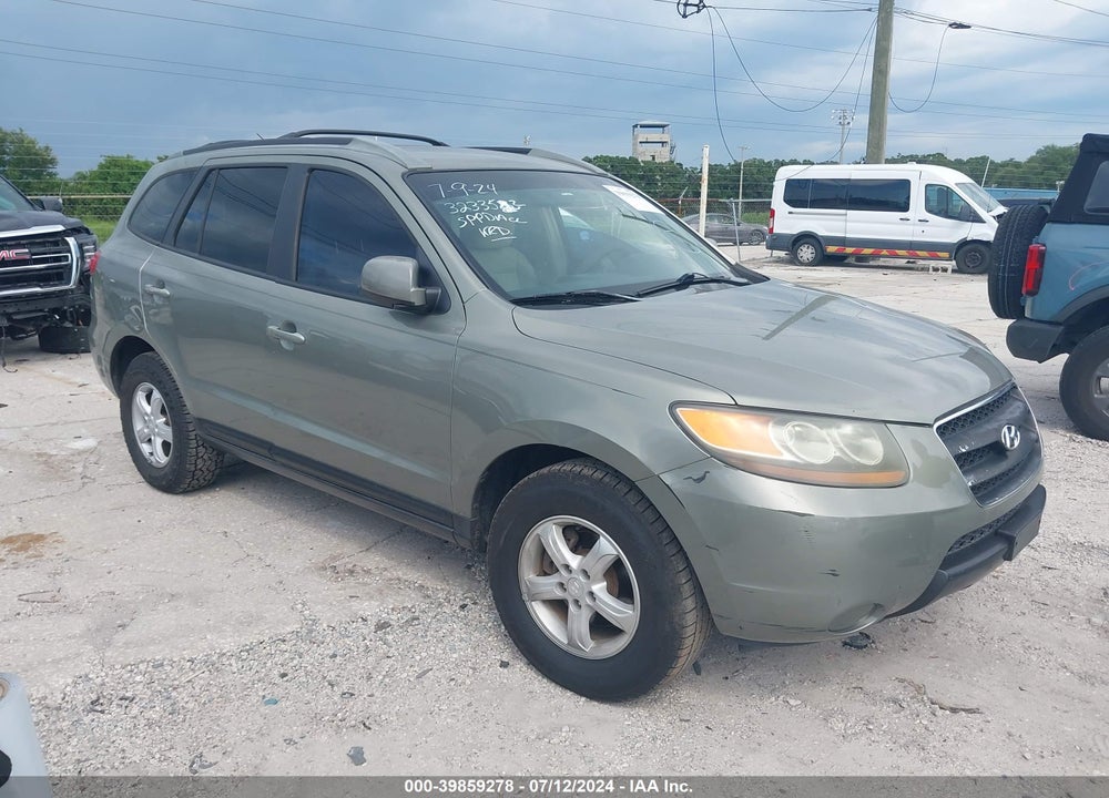 2007 HYUNDAI SANTA FE GLS VIN: 5NMSG13DX7H094651