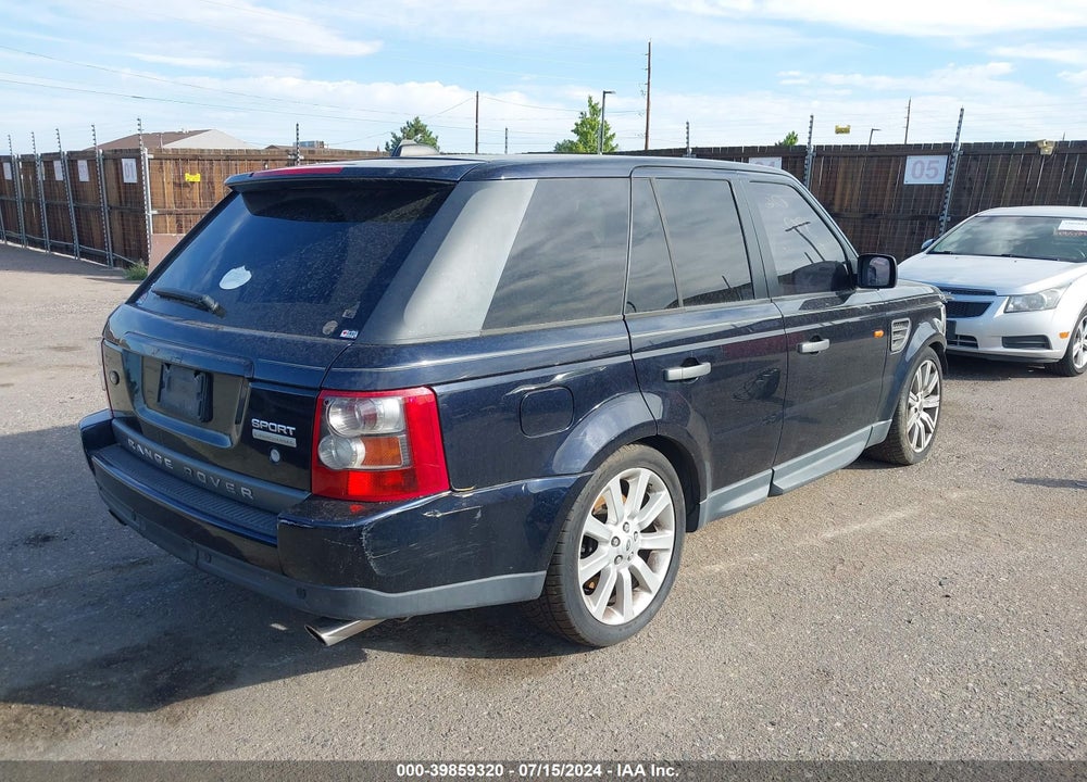 2008 LAND ROVER RANGE ROVER SPORT SUPERCHARGED VIN: SALSH23458A171479