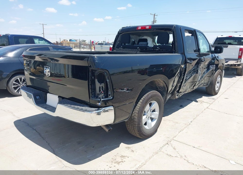 2024 RAM 1500 CLASSIC SLT QUAD CAB 4X2 6'4 BOX VIN: 1C6RR6GG5RS122901