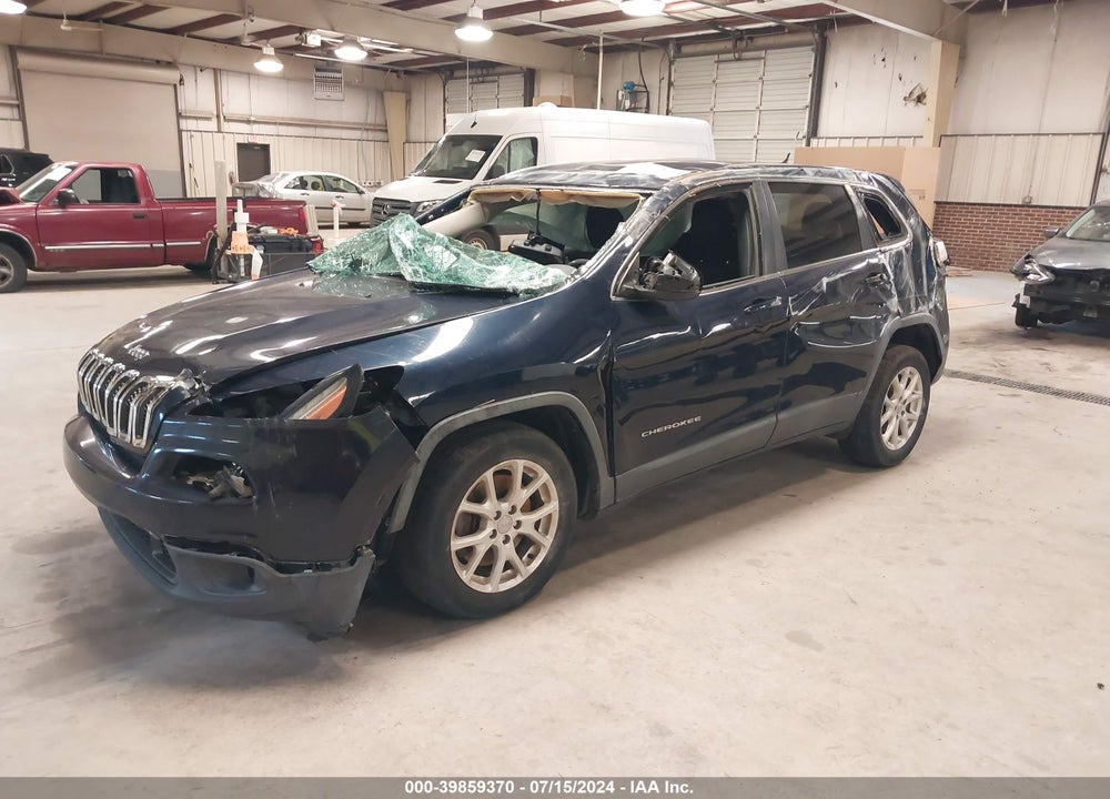 2015 JEEP CHEROKEE LATITUDE VIN: 1C4PJLCBXFW741756