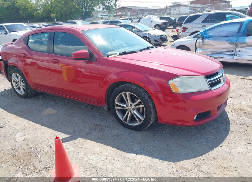 2011 DODGE AVENGER MAINSTREET VIN: 1B3BD1FG0BN509164