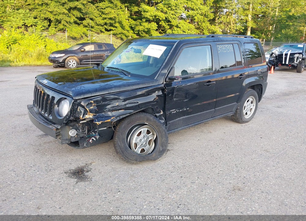 2014 JEEP PATRIOT SPORT VIN: 1C4NJRBB9ED924653