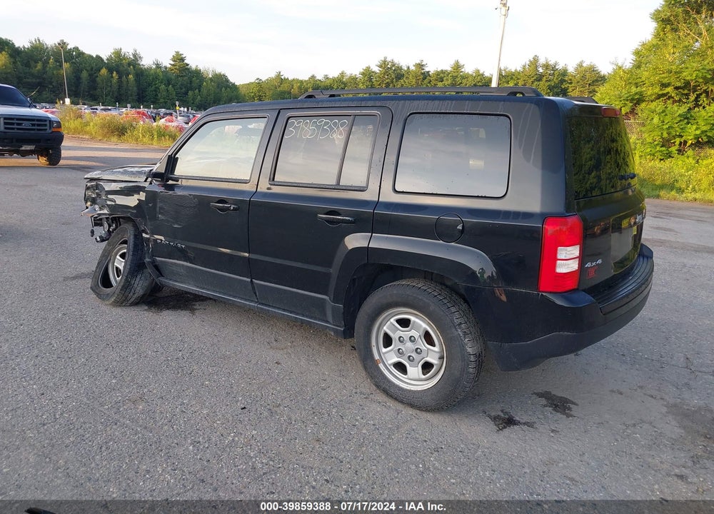 2014 JEEP PATRIOT SPORT VIN: 1C4NJRBB9ED924653