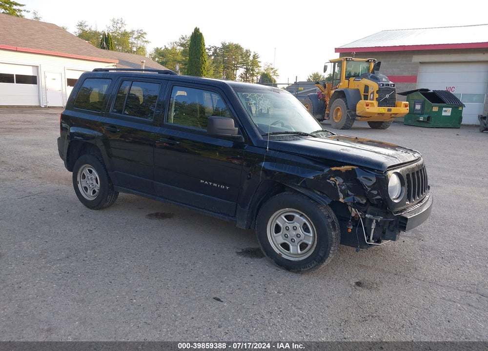 2014 JEEP PATRIOT SPORT VIN: 1C4NJRBB9ED924653