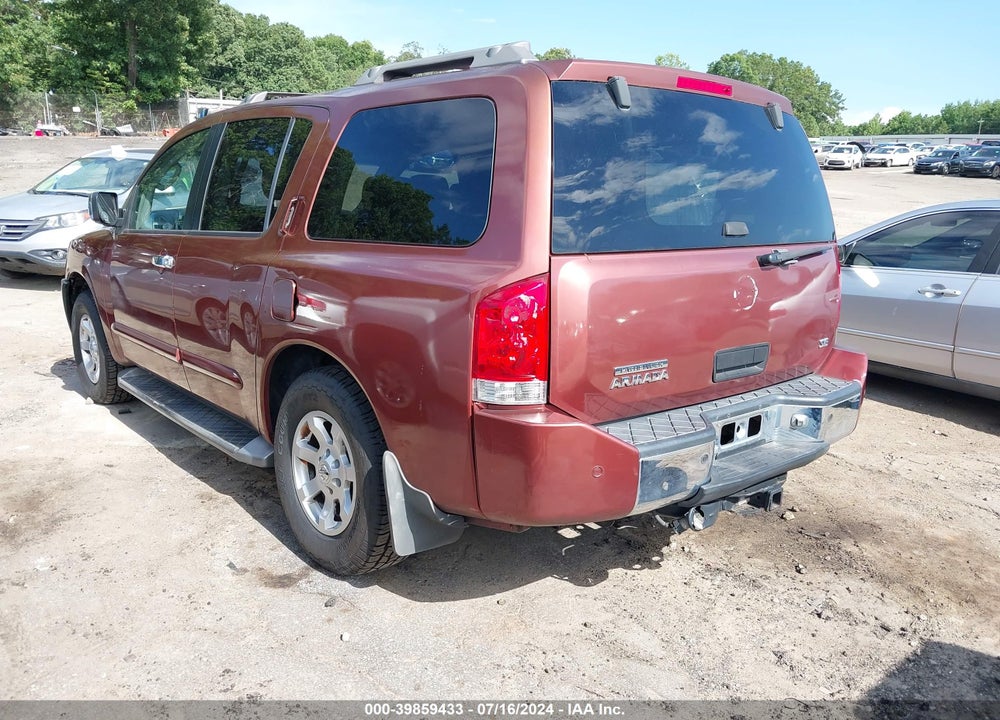 2004 NISSAN PATHFINDER ARMADA SE OFF-ROAD VIN: 5N1AA08B94N704158