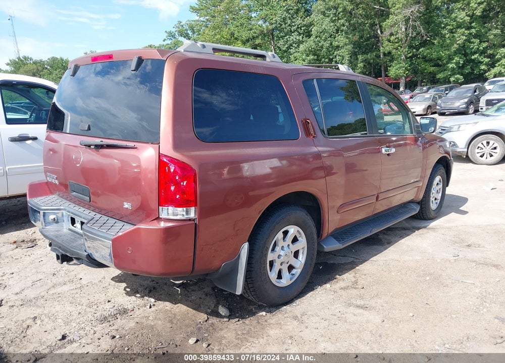 2004 NISSAN PATHFINDER ARMADA SE OFF-ROAD VIN: 5N1AA08B94N704158