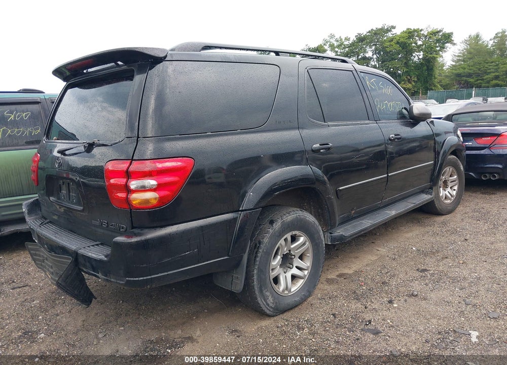 2004 TOYOTA SEQUOIA LIMITED V8 VIN: 5TDBT48A24S232445