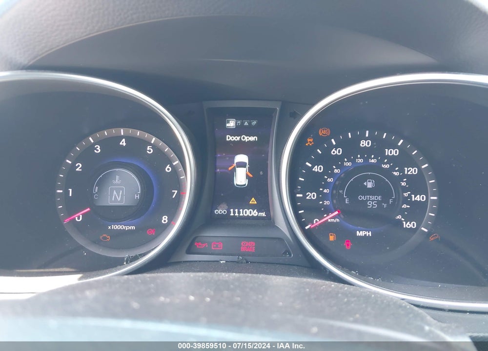 2013 HYUNDAI SANTA FE SPORT 2.0T VIN: 5XYZU3LA0DG123444