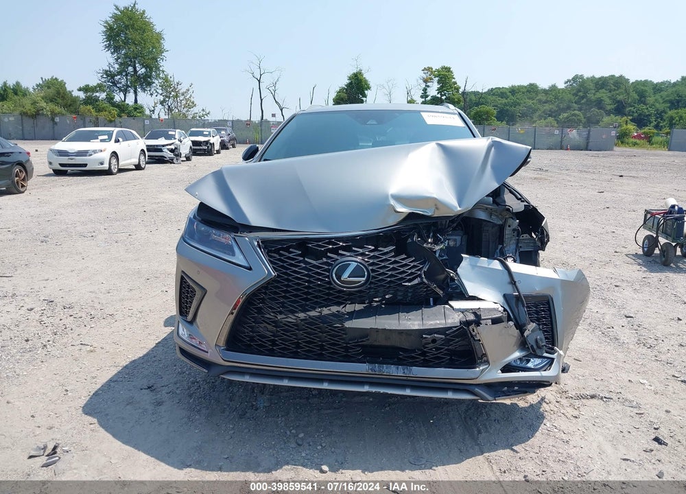 2022 LEXUS RX 350 F SPORT APPEARANCE VIN: 2T2SZMDA9NC319785