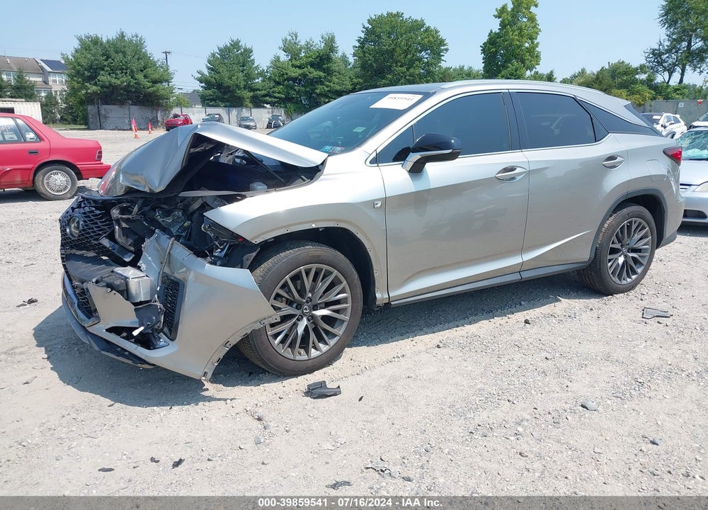 2022 LEXUS RX 350 F SPORT APPEARANCE VIN: 2T2SZMDA9NC319785