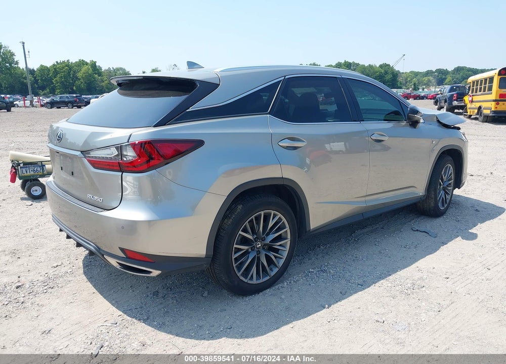 2022 LEXUS RX 350 F SPORT APPEARANCE VIN: 2T2SZMDA9NC319785