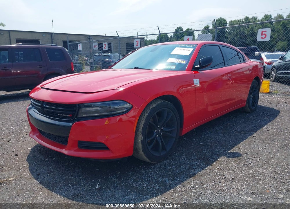 2018 DODGE CHARGER SXT RWD VIN: 2C3CDXBG2JH186307