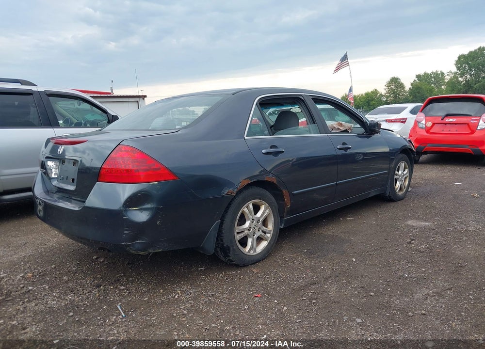 2007 HONDA ACCORD 2.4 SE VIN: 1HGCM56377A153223