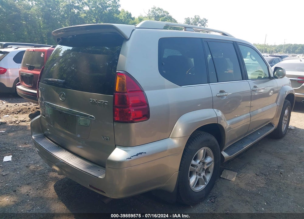 2004 LEXUS GX 470 VIN: JTJBT20X340024501