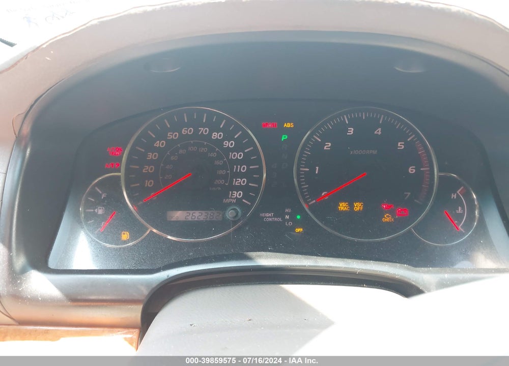 2004 LEXUS GX 470 VIN: JTJBT20X340024501