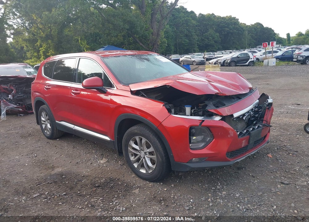 2020 HYUNDAI SANTA FE SEL VIN: 5NMS3CAD7LH244042