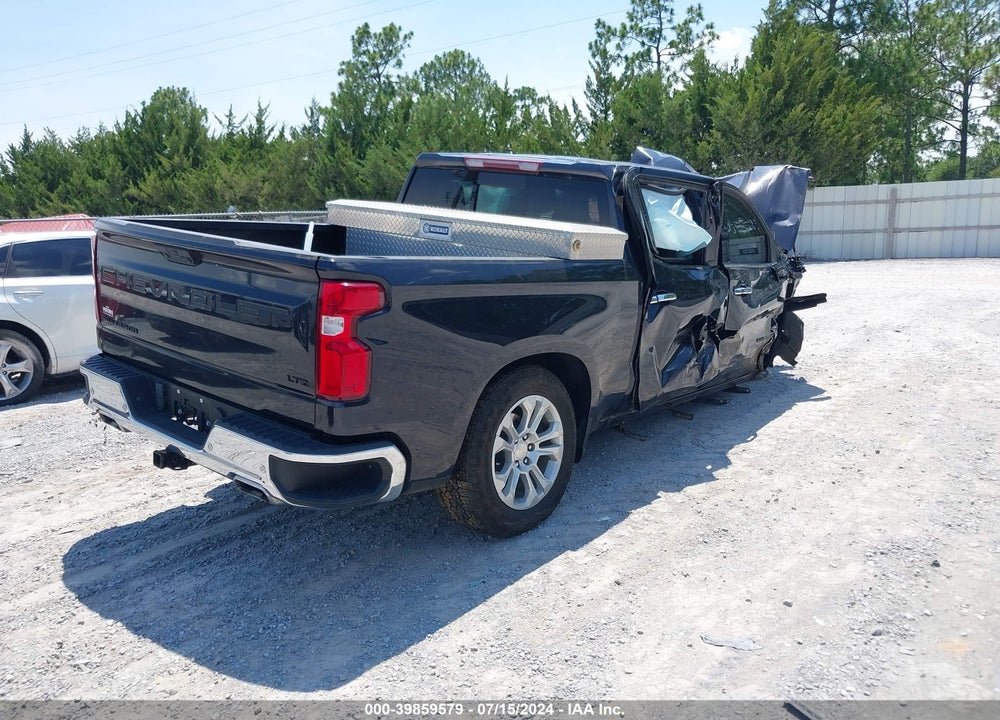 2022 CHEVROLET SILVERADO 1500 4WD SHORT BED LTZ VIN: 1GCUDGED5NZ512821