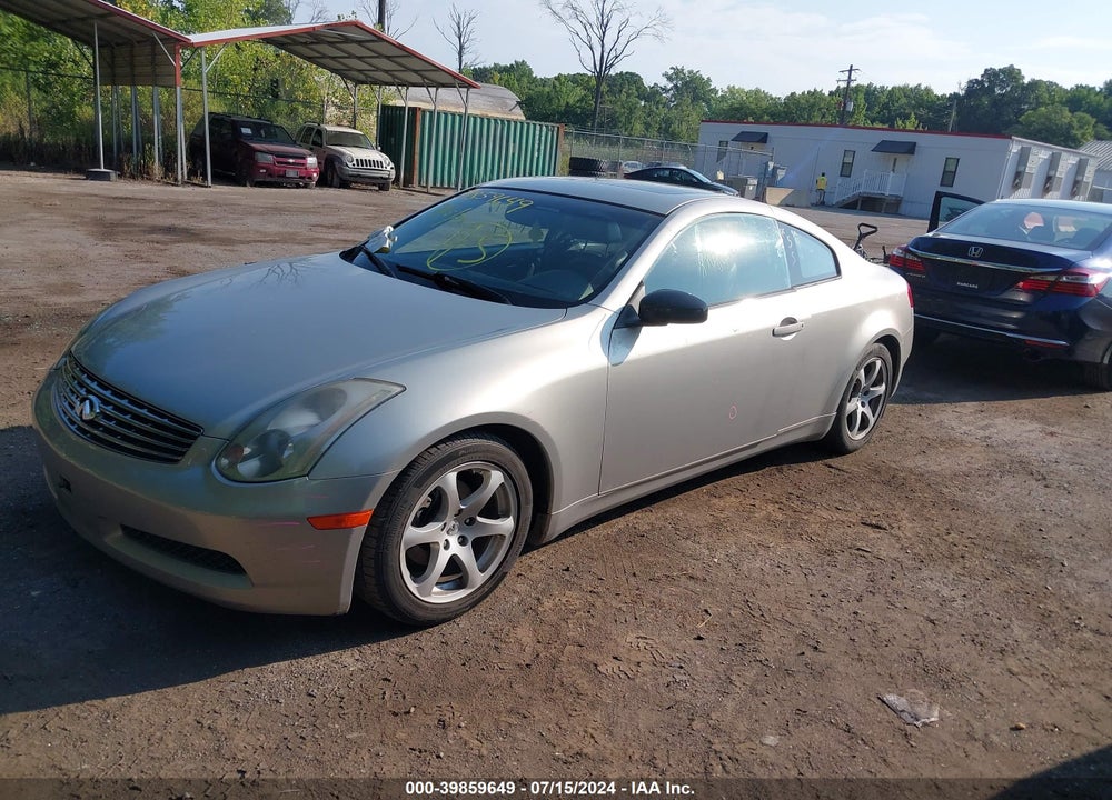 2003 INFINITI G35 BASE W/LEATHER VIN: JNKCV54E23M205042