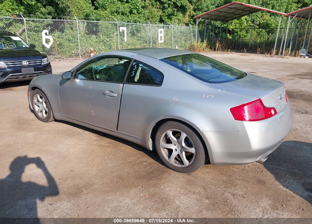 2003 INFINITI G35 BASE W/LEATHER VIN: JNKCV54E23M205042