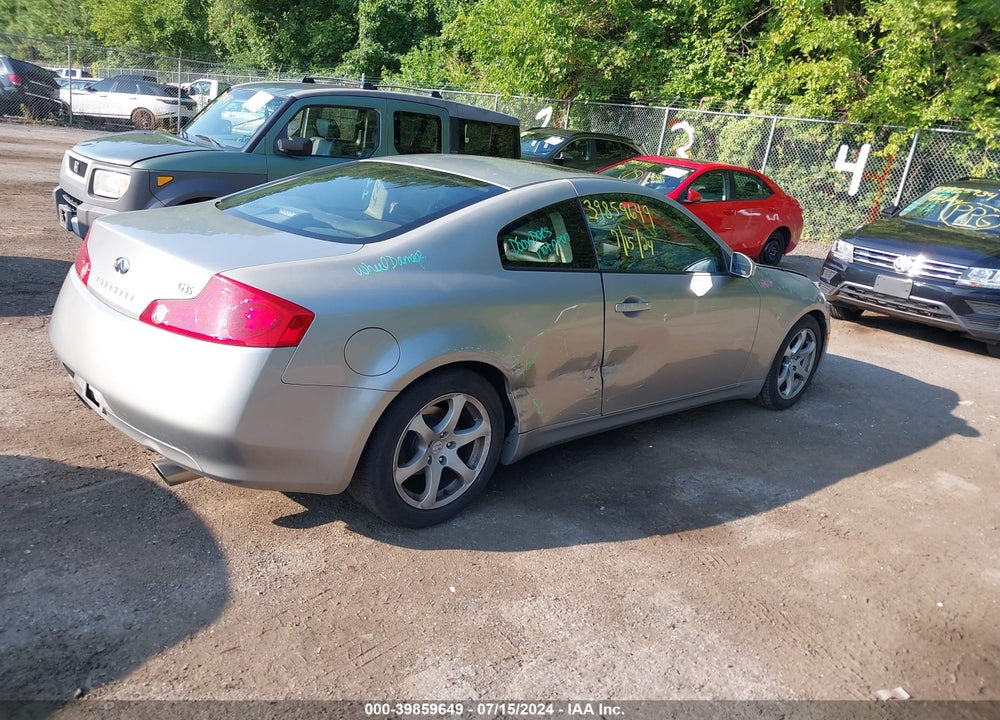 2003 INFINITI G35 BASE W/LEATHER VIN: JNKCV54E23M205042