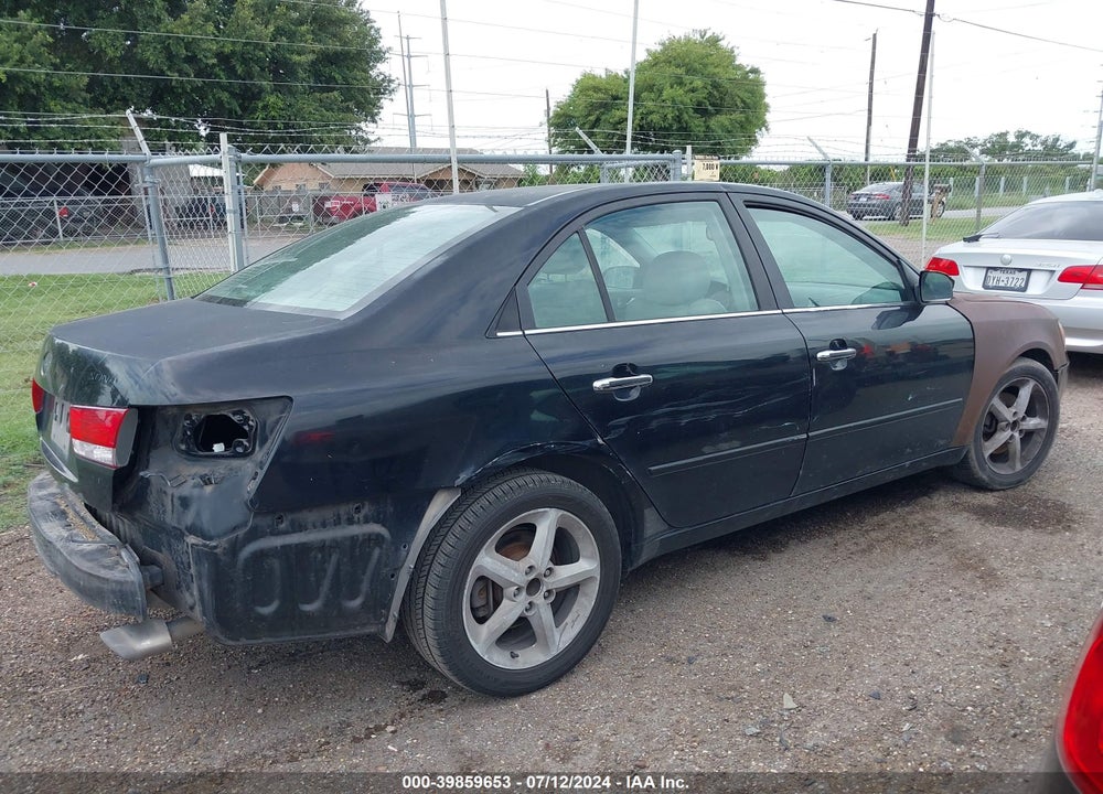 2007 HYUNDAI SONATA LIMITED/SE V6 VIN: 5NPEU46F97H181366