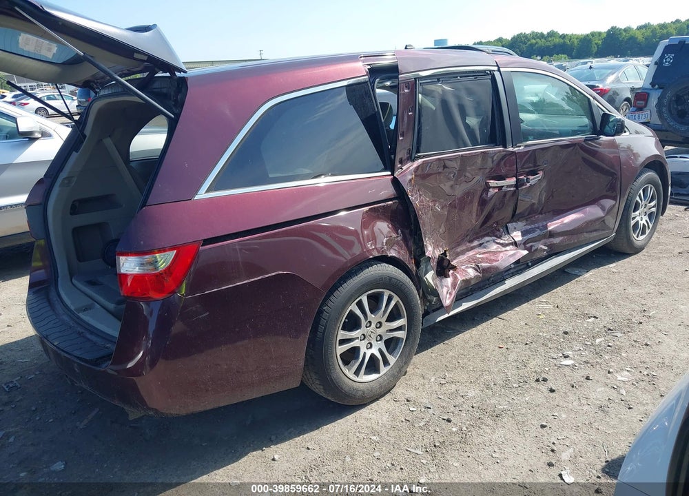 2011 HONDA ODYSSEY EX-L VIN: 5FNRL5H62BB055333