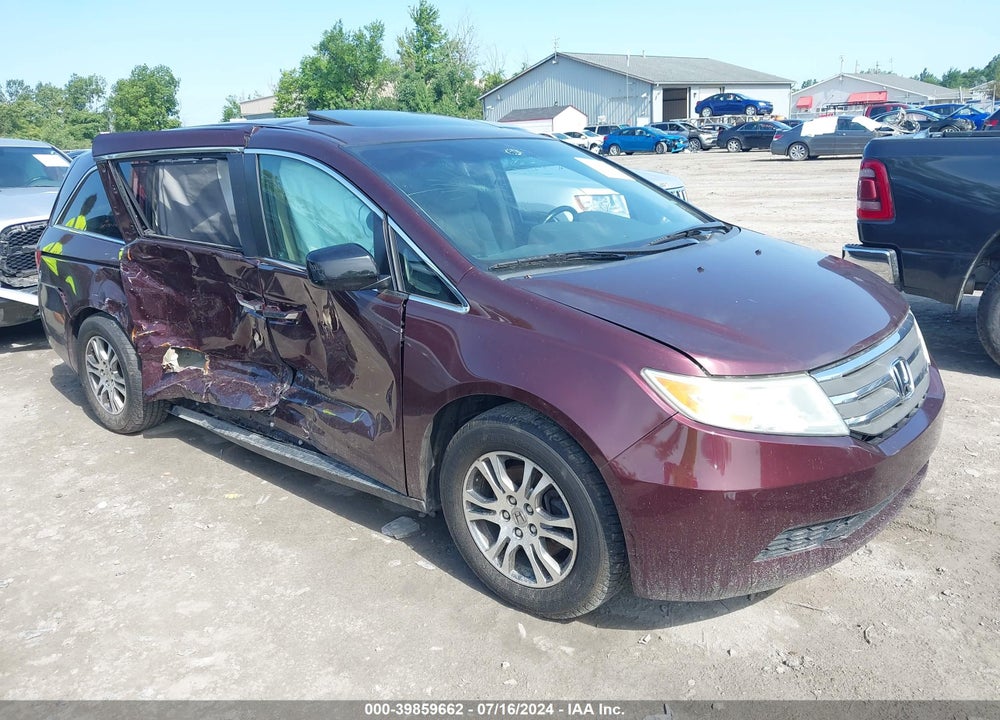 2011 HONDA ODYSSEY EX-L VIN: 5FNRL5H62BB055333