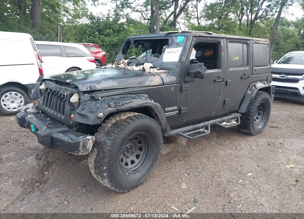 2013 JEEP WRANGLER UNLIMITED SPORT VIN: 1C4BJWDG1DL700257