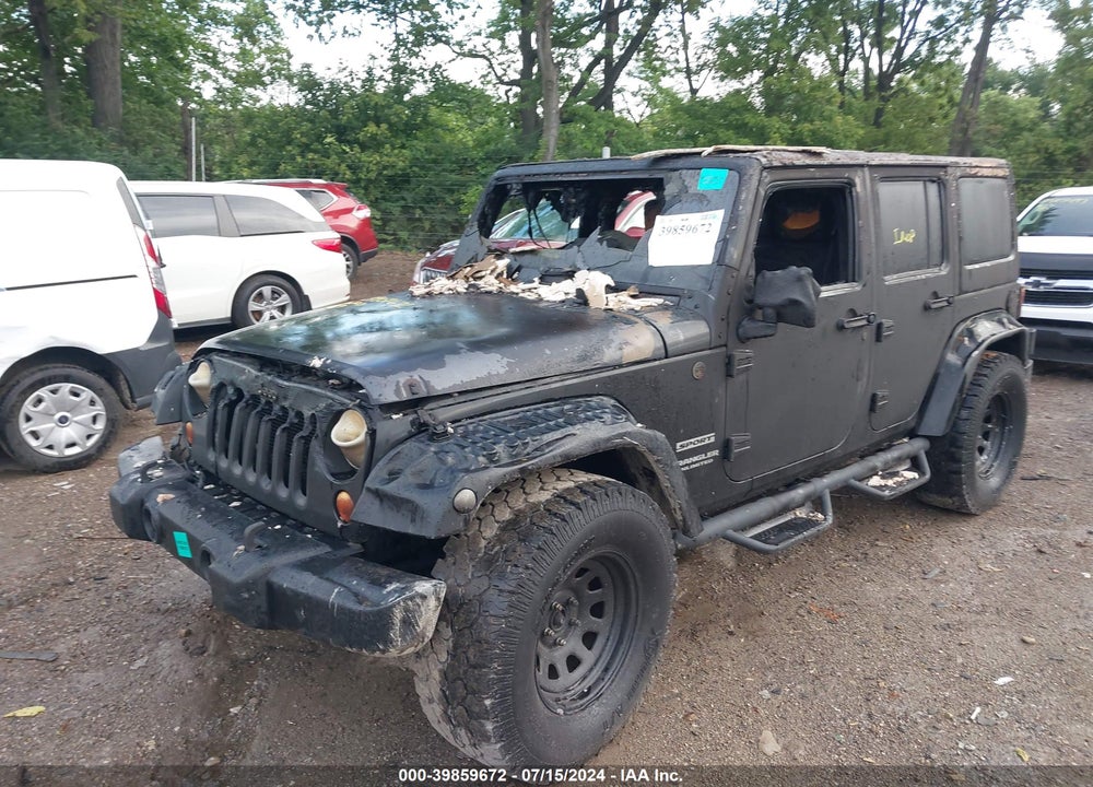 2013 JEEP WRANGLER UNLIMITED SPORT VIN: 1C4BJWDG1DL700257