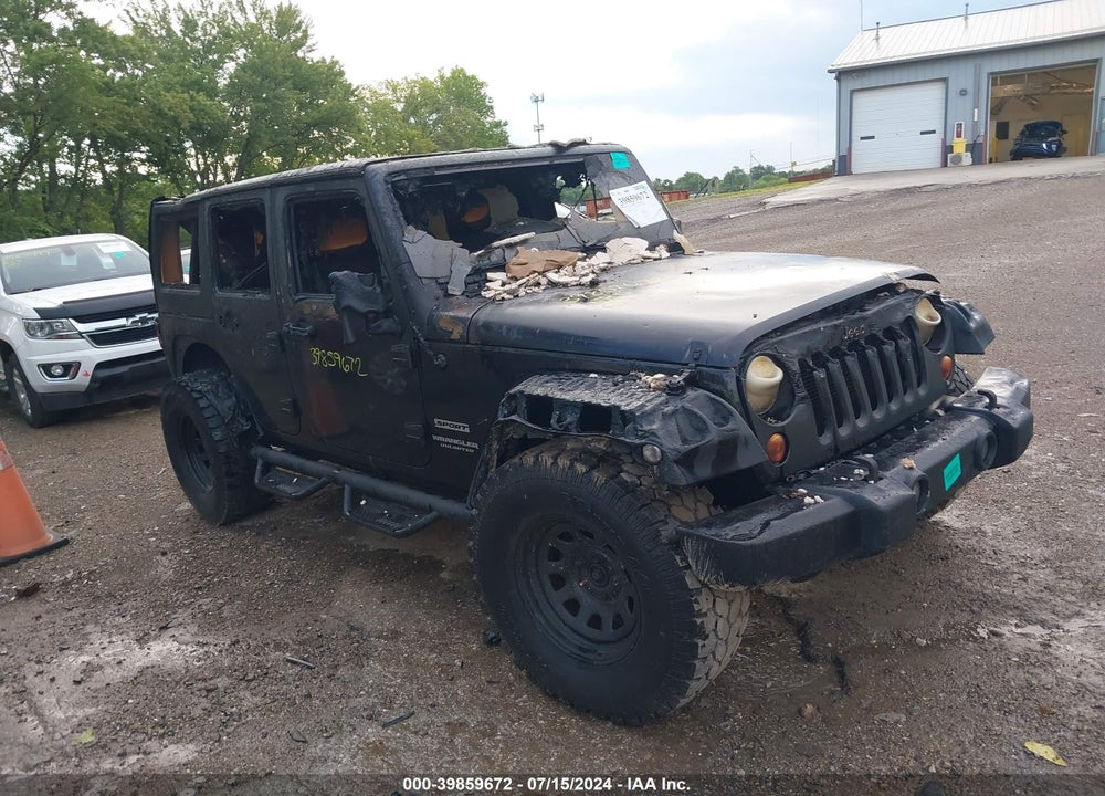 2013 JEEP WRANGLER UNLIMITED SPORT VIN: 1C4BJWDG1DL700257