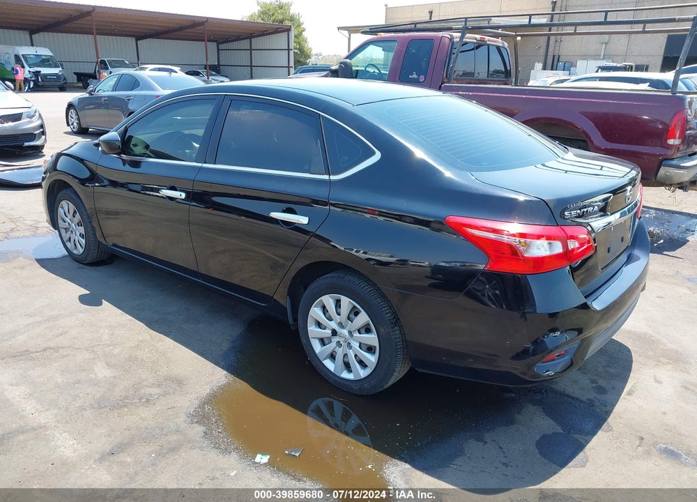 2016 NISSAN SENTRA S VIN: 3N1AB7AP0GY250487
