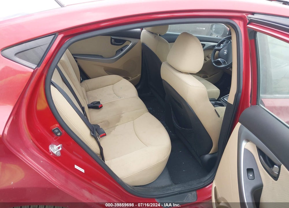 2013 HYUNDAI ELANTRA GLS VIN: KMHDH4AE4DU617262