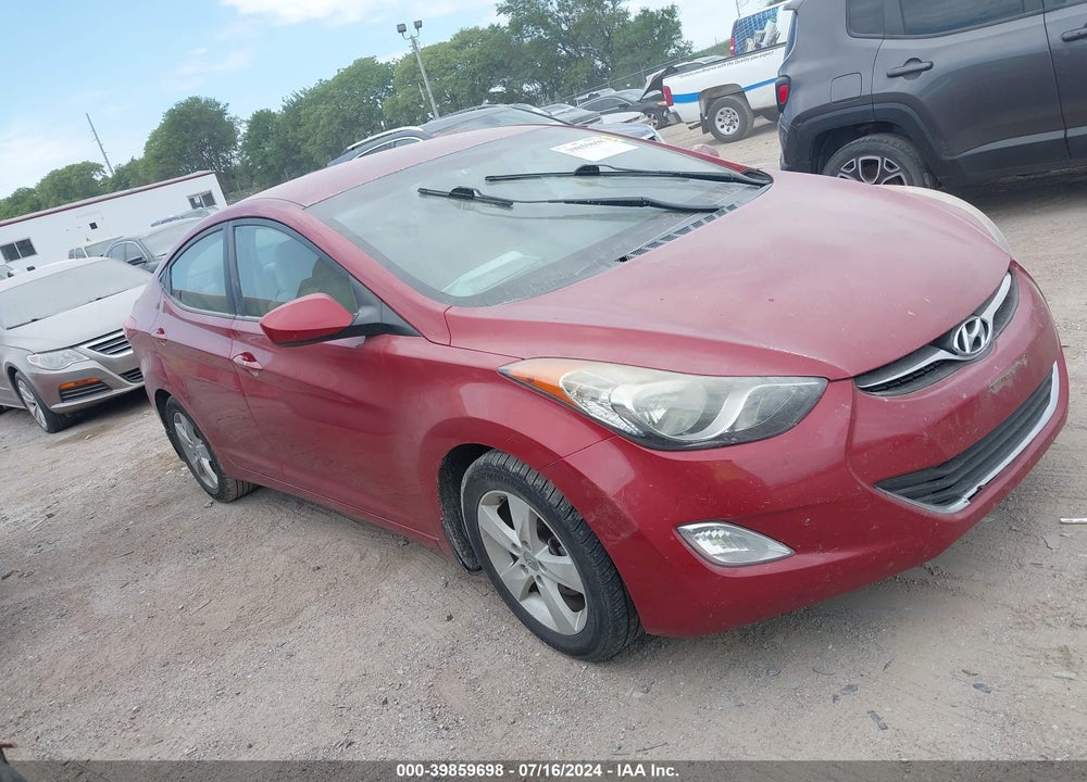 2013 HYUNDAI ELANTRA GLS VIN: KMHDH4AE4DU617262