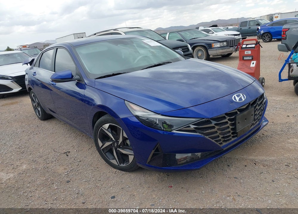 2021 HYUNDAI ELANTRA LIMITED VIN: 5NPLP4AG5MH024539
