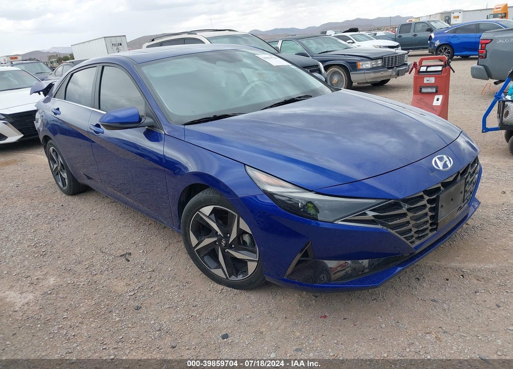 2021 HYUNDAI ELANTRA LIMITED VIN: 5NPLP4AG5MH024539