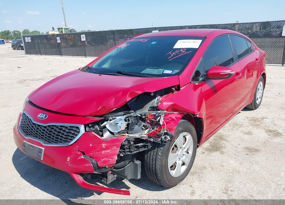 2015 KIA FORTE LX VIN: KNAFX4A66F5427207